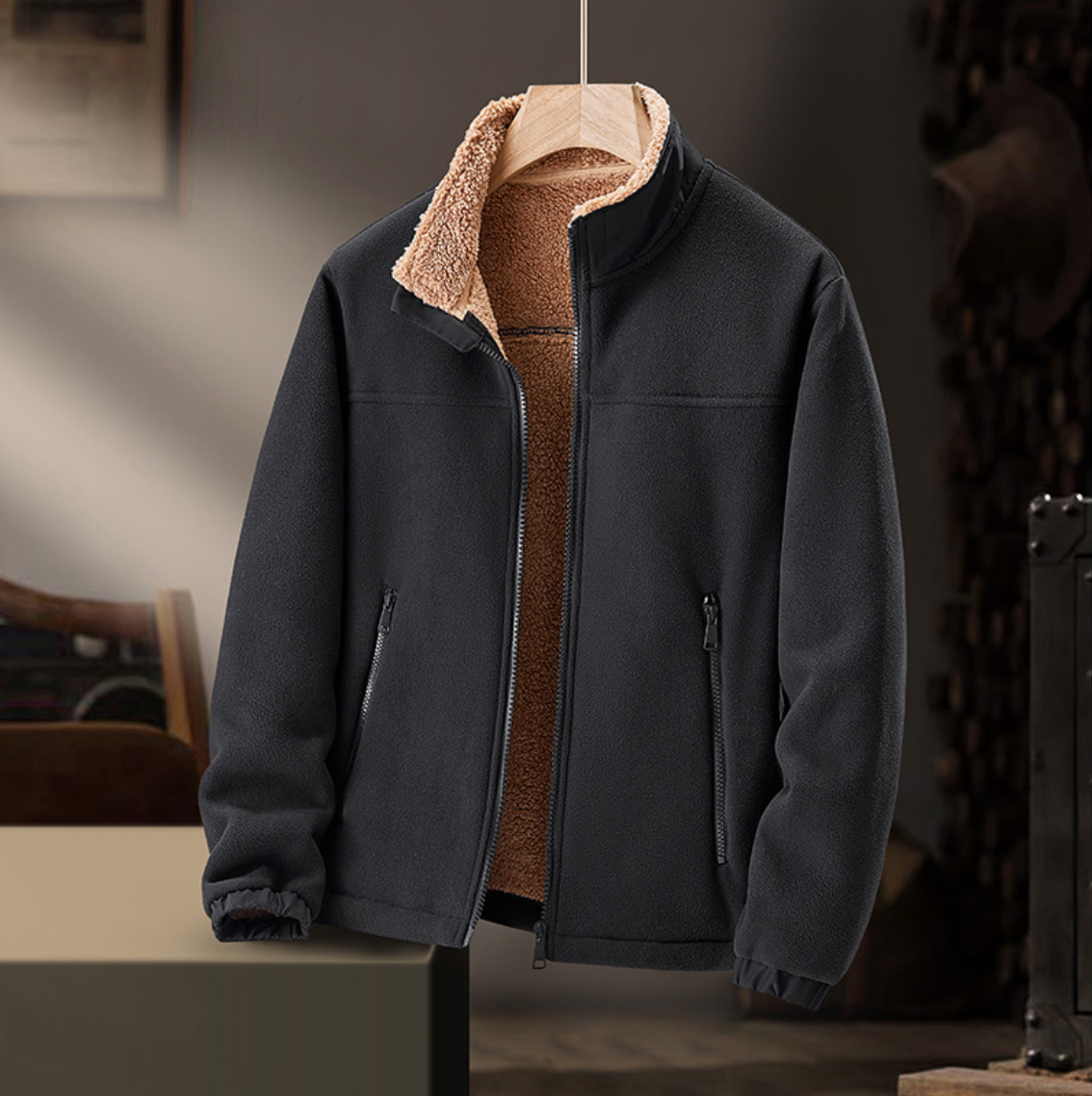 Grayson | Veste zippée à col doux