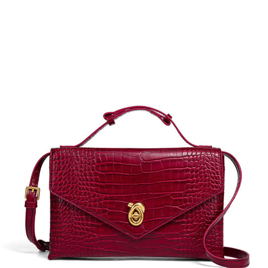 Prescott Blush | Sac enveloppe à bandoulière amovible