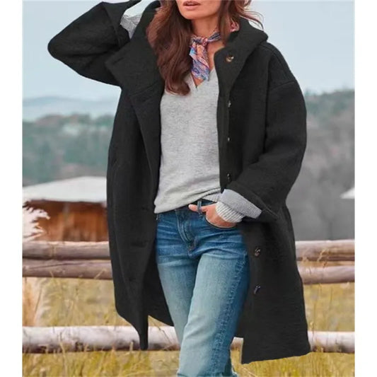 Rosalba | Manteau long à capuche