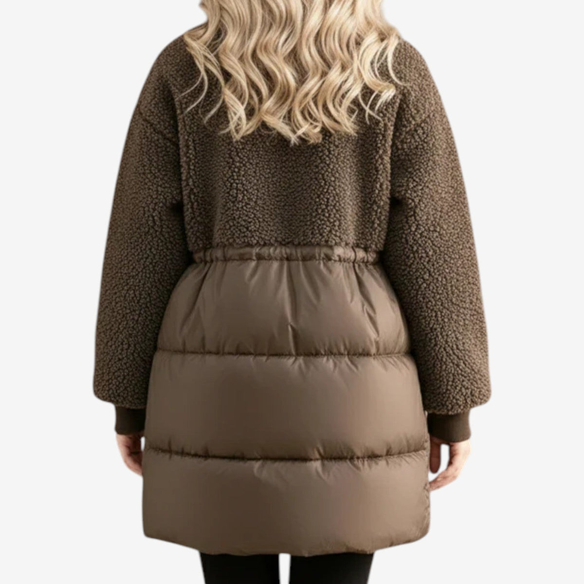 Giorgia | Manteau d’hiver matelassé à taille soulignée