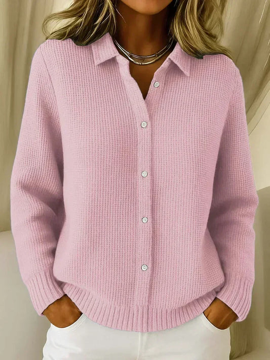 Carmela | Veste en maille texturée à boutons
