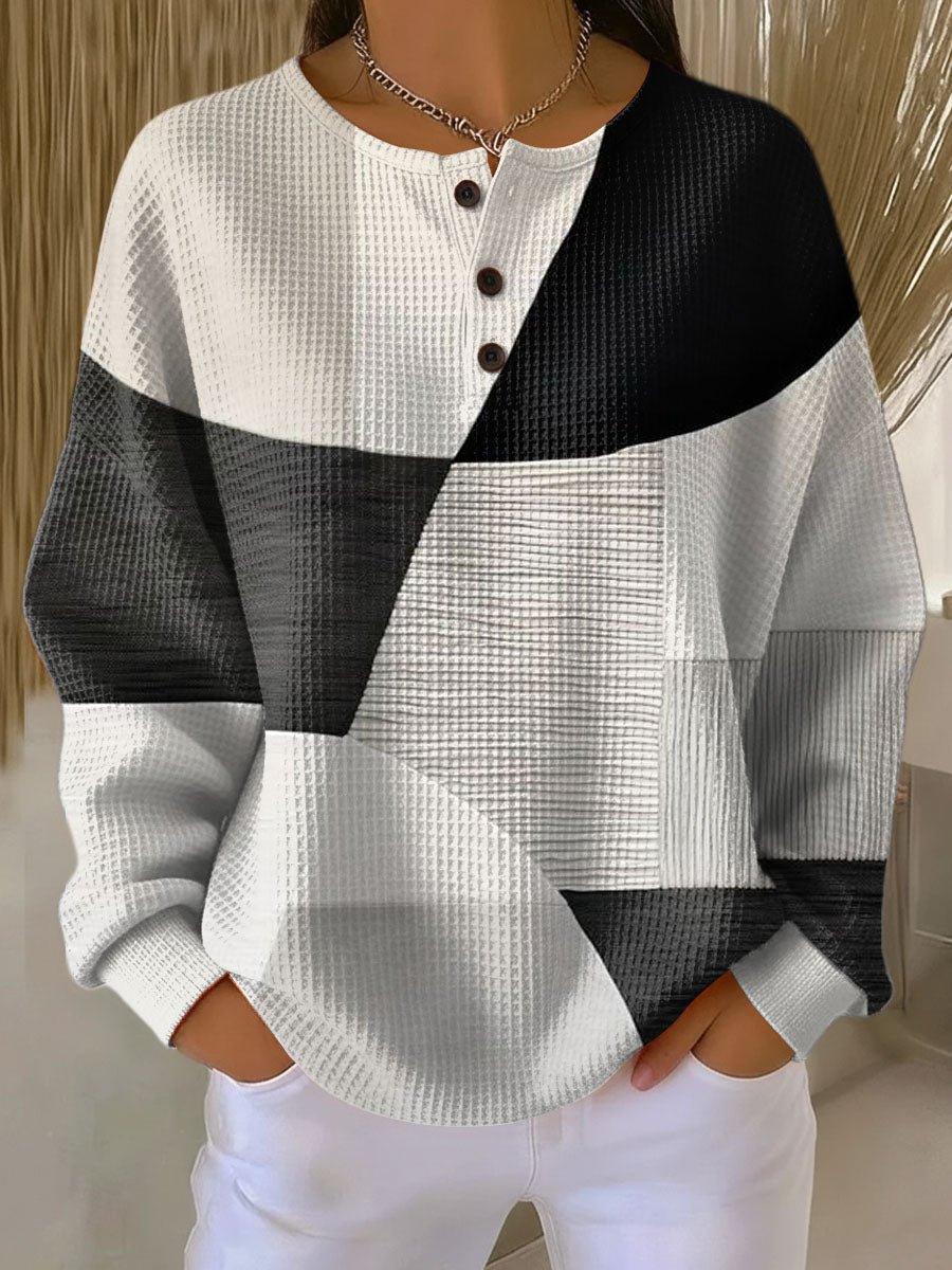 Cecilia | Pull gaufré double épaisseur