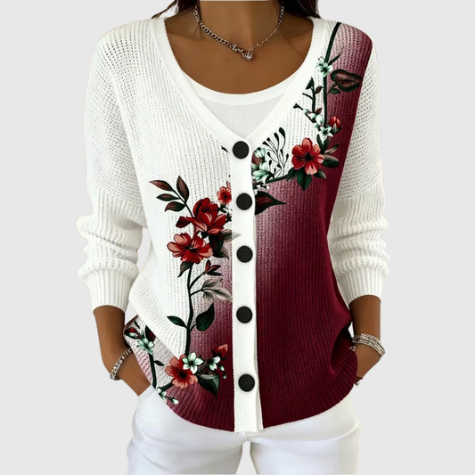 Incoronata | Veste en maille boutonnée
