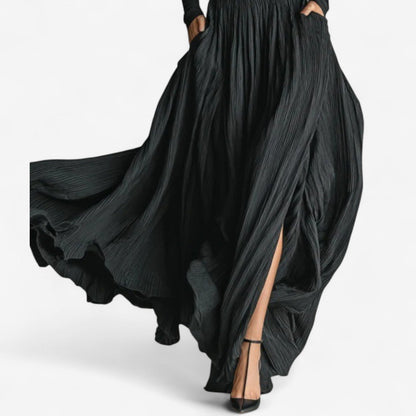 Rachel | Robe maxi taille haute