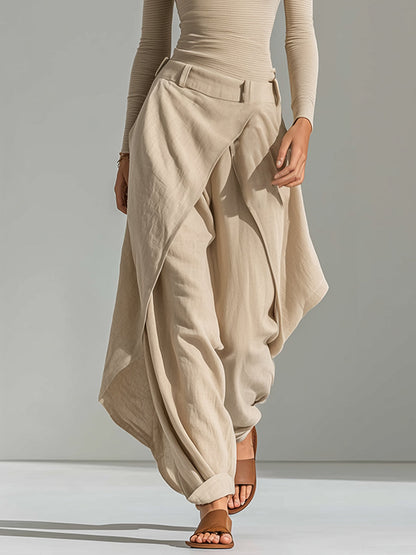 Gemma | Ensemble à col bateau et pantalon ample à superpositions