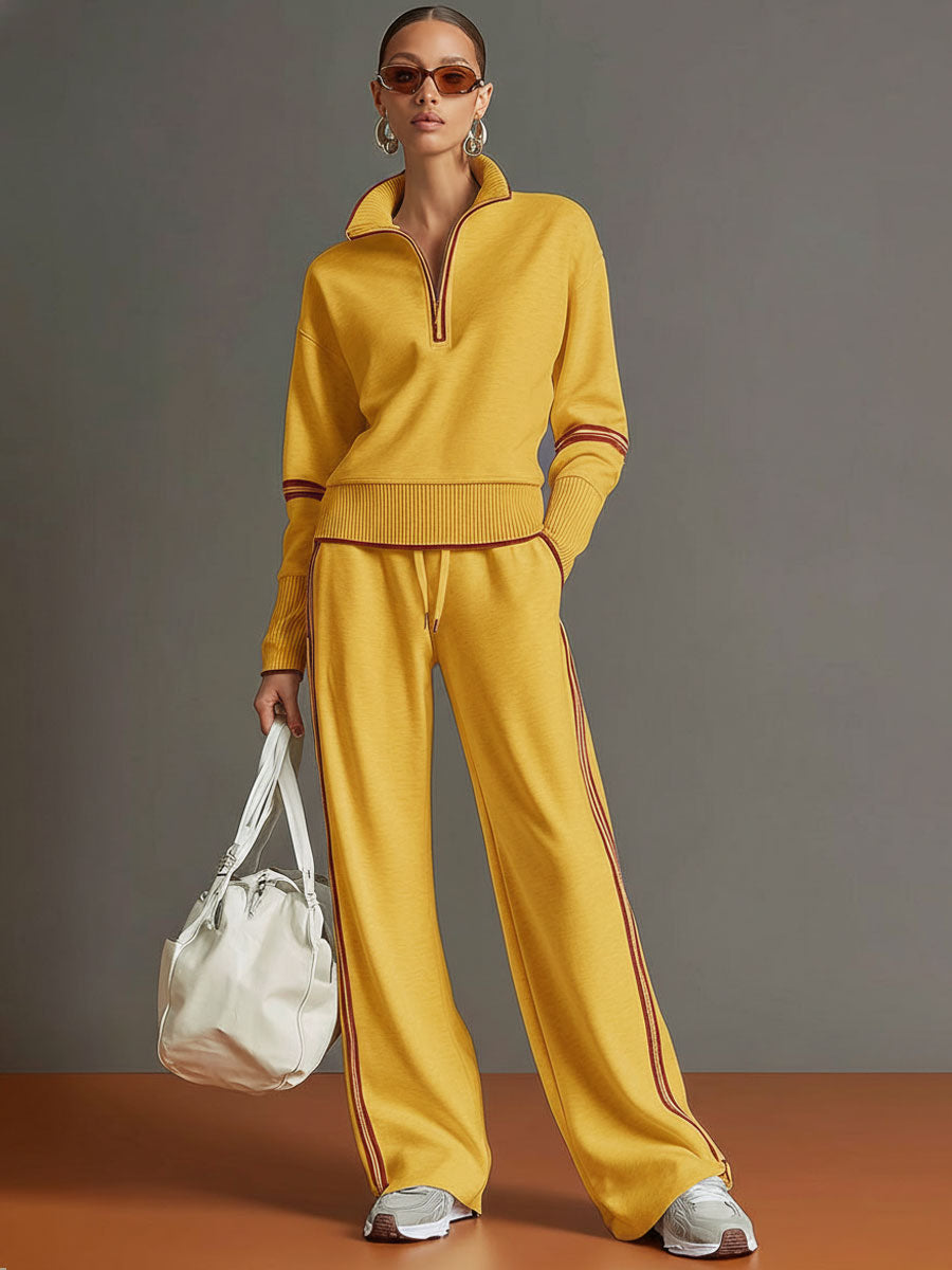 Marietta | Ensemble coordonné haut souple et pantalon large