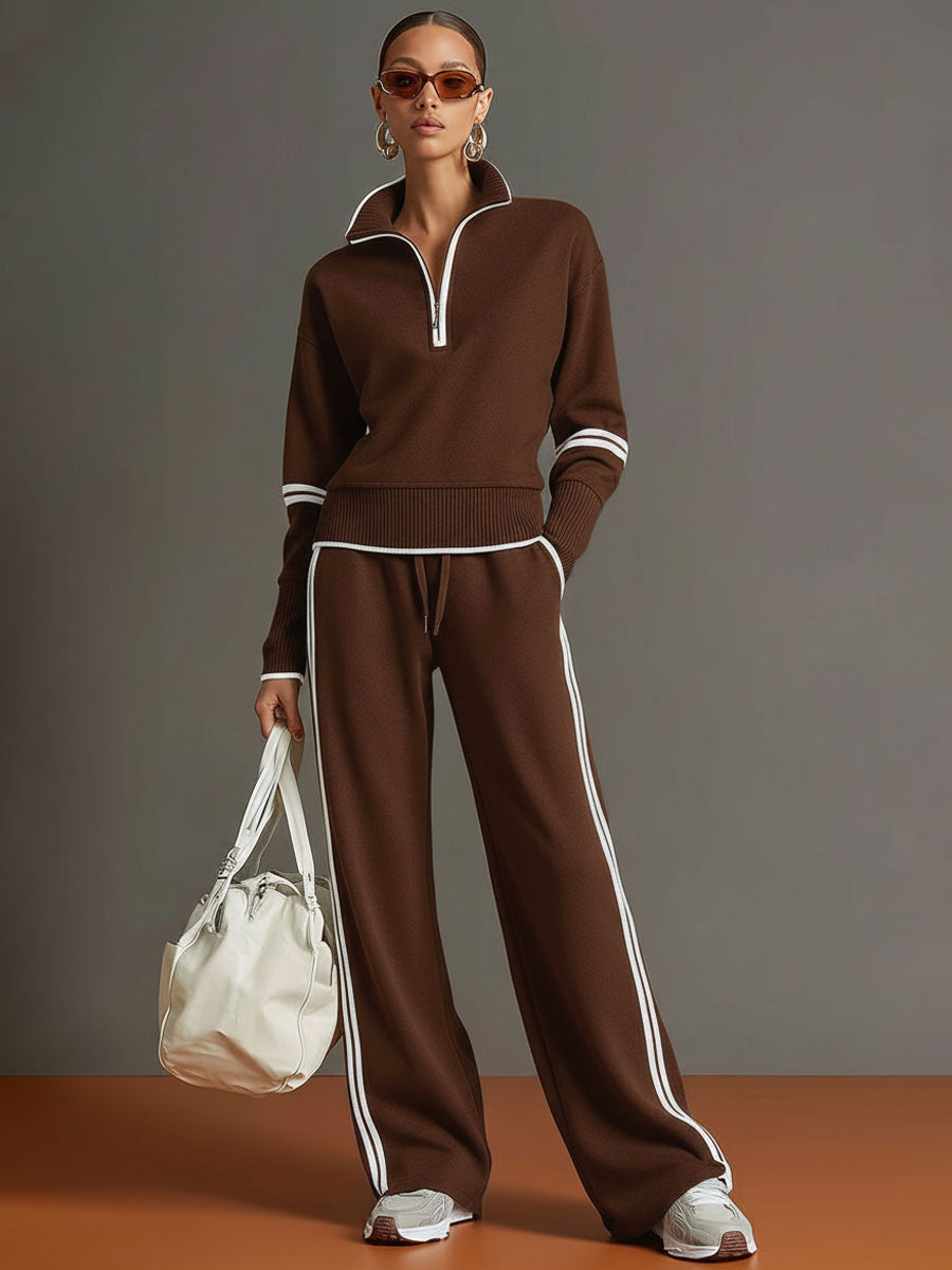 Marietta | Ensemble coordonné haut souple et pantalon large