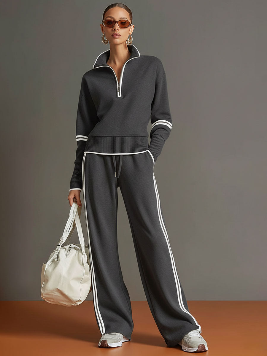 Marietta | Ensemble coordonné haut souple et pantalon large