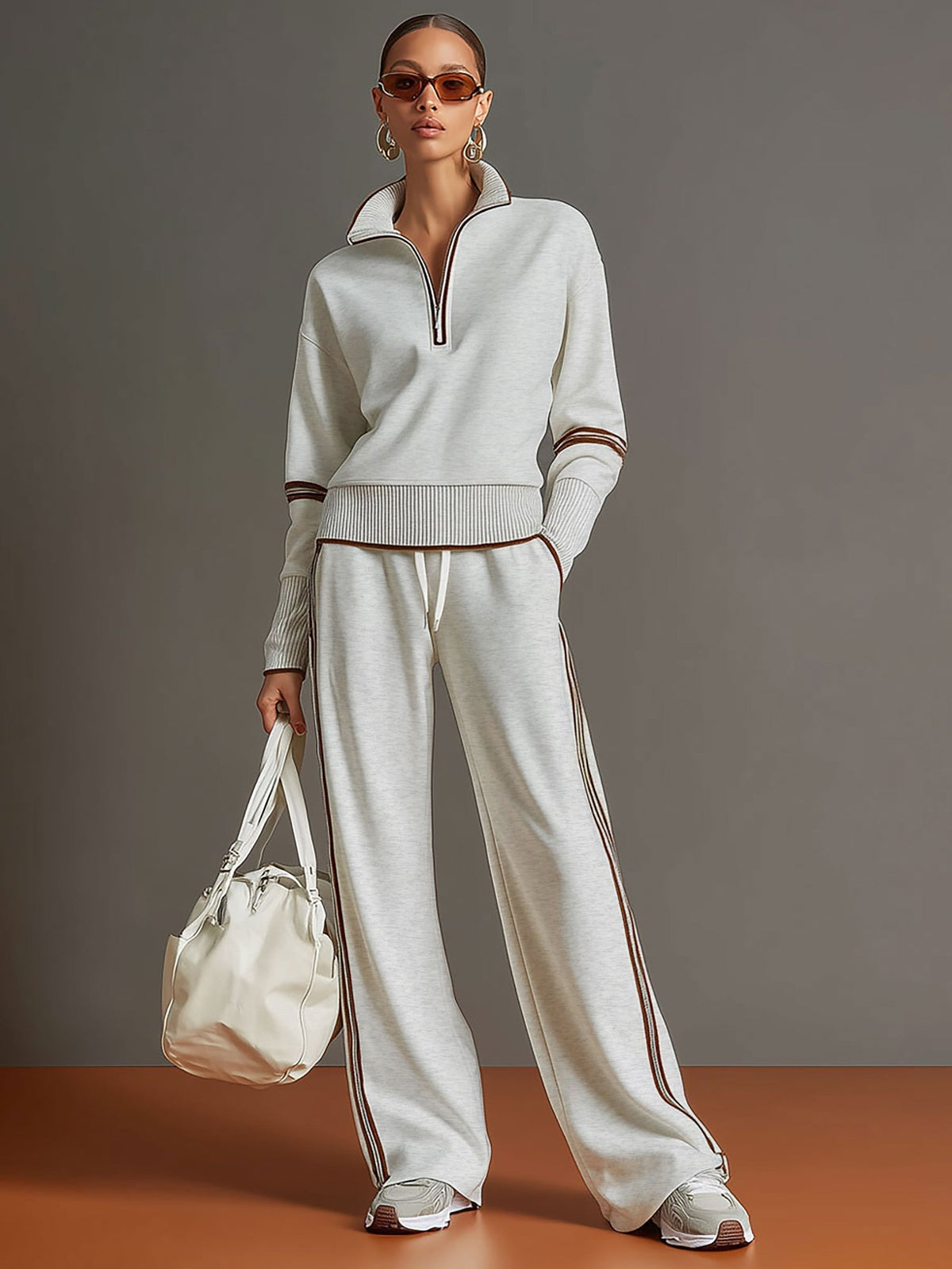 Marietta | Ensemble coordonné haut souple et pantalon large