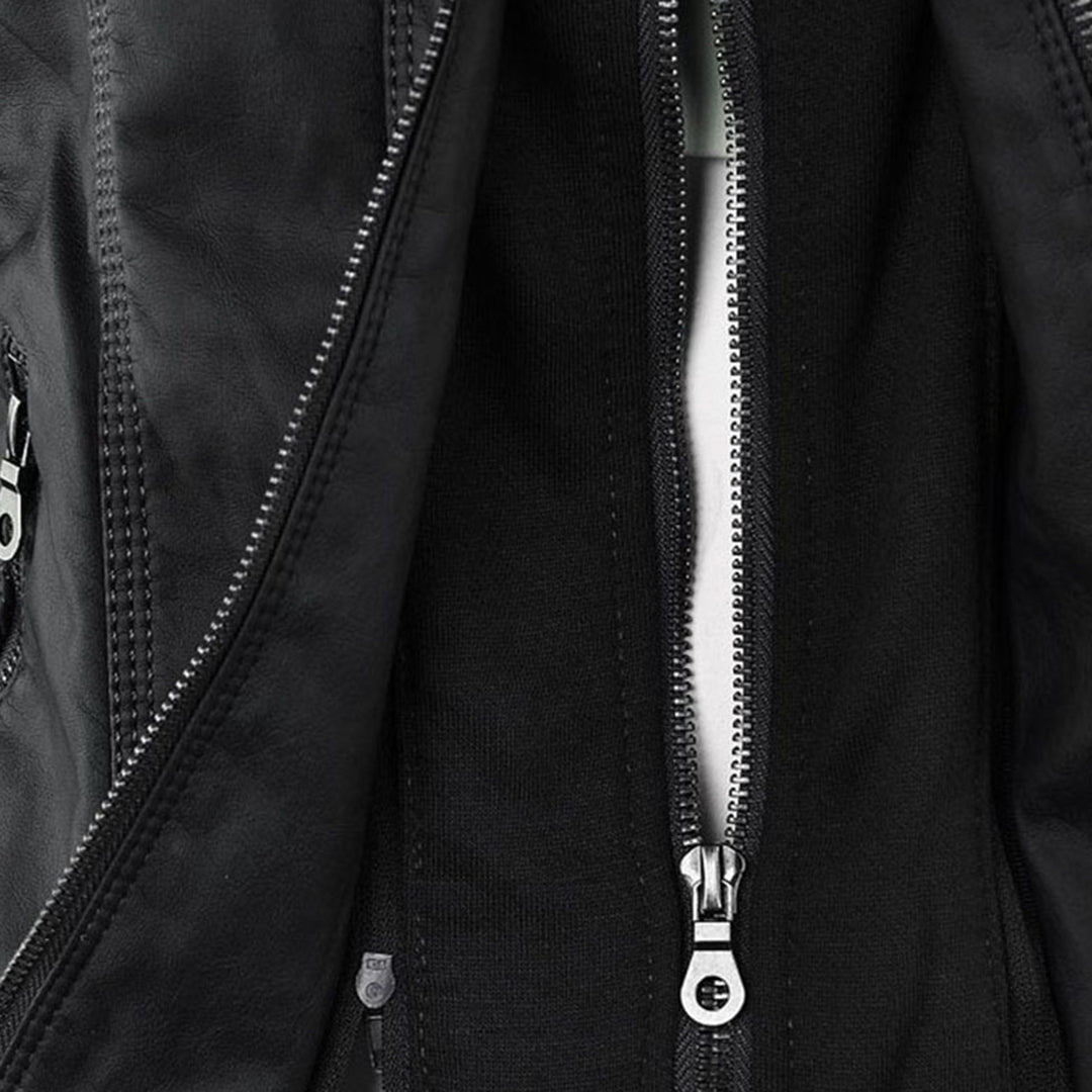 Callista | Veste biker à capuche