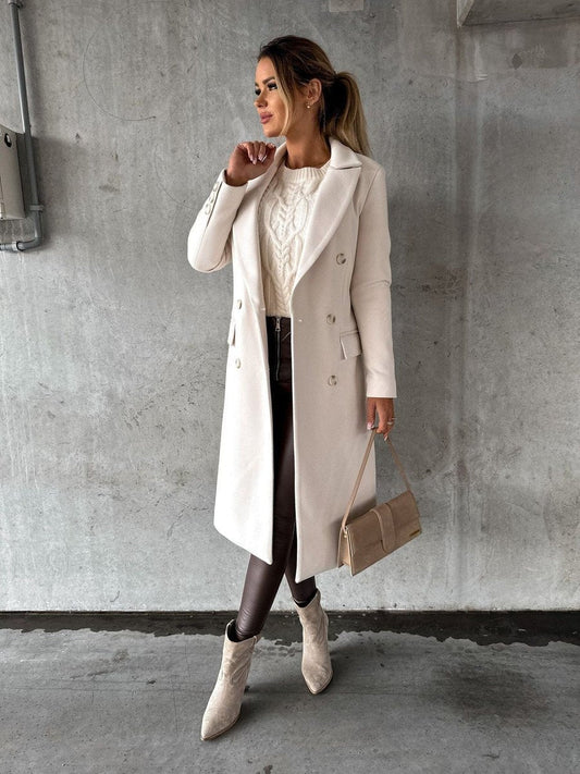 Emeline | Manteau long croisé