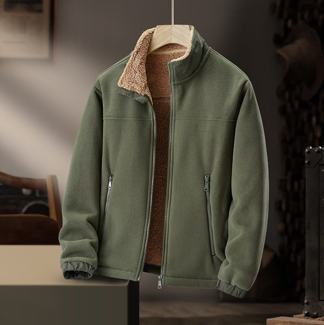 Grayson | Veste zippée à col doux