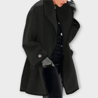 Flora | Manteau oversize à bordures contrastantes