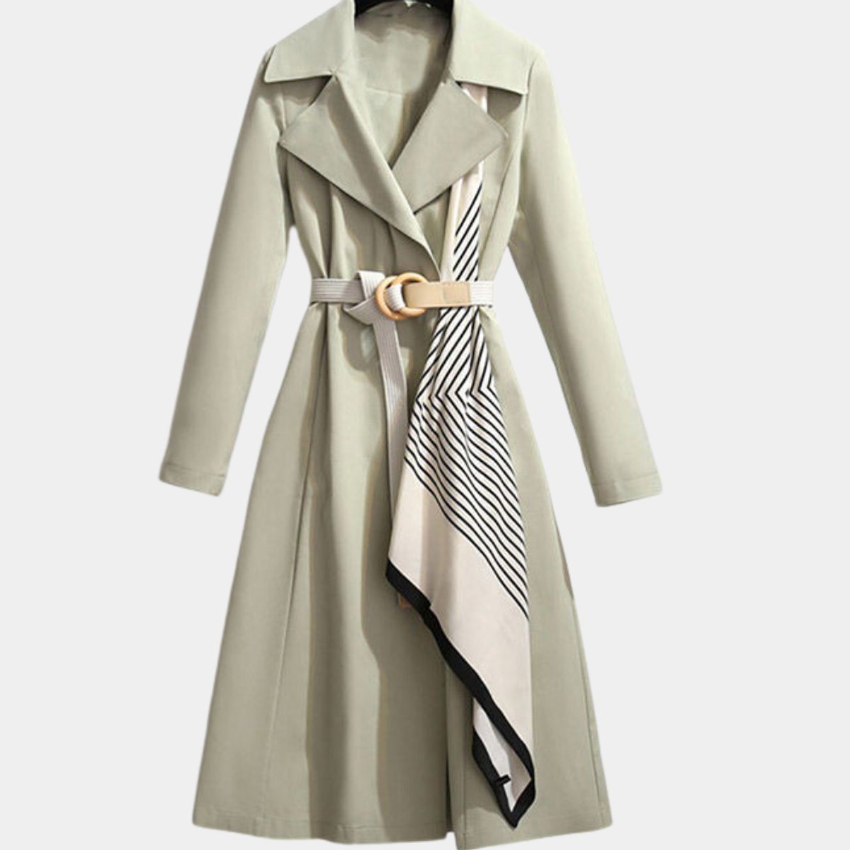 Clarice | Trench midi classique avec ceinture