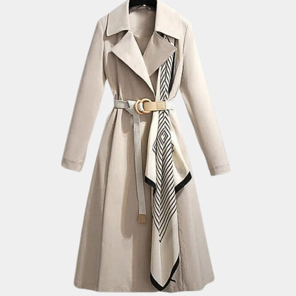 Clarice | Trench midi classique avec ceinture