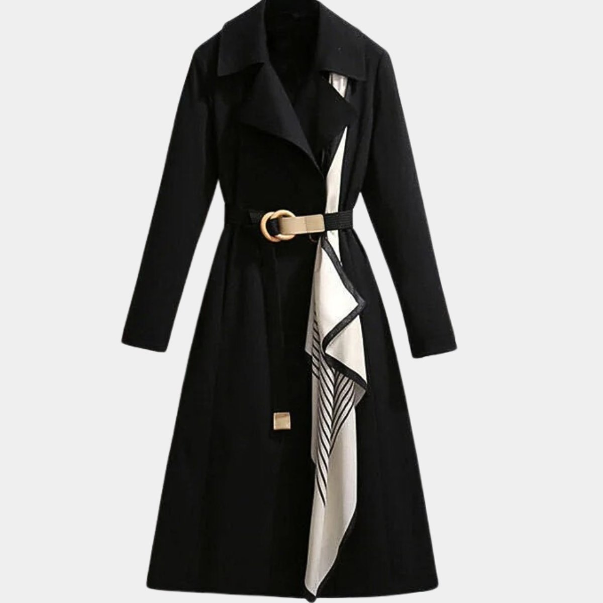 Clarice | Trench midi classique avec ceinture