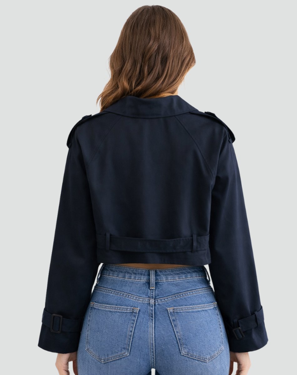 Juliana | Trench court avec ceinture