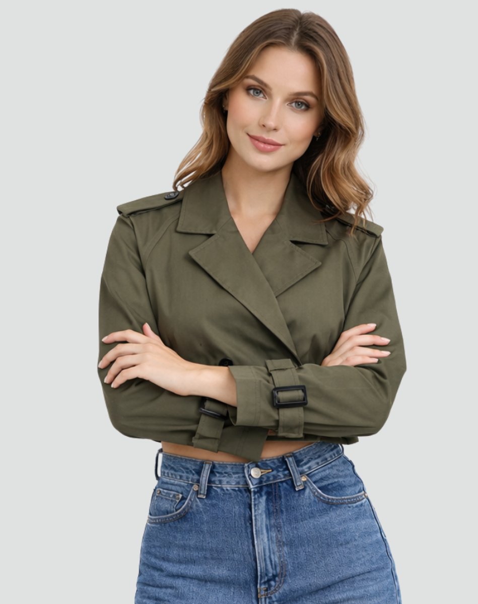 Juliana | Trench court avec ceinture