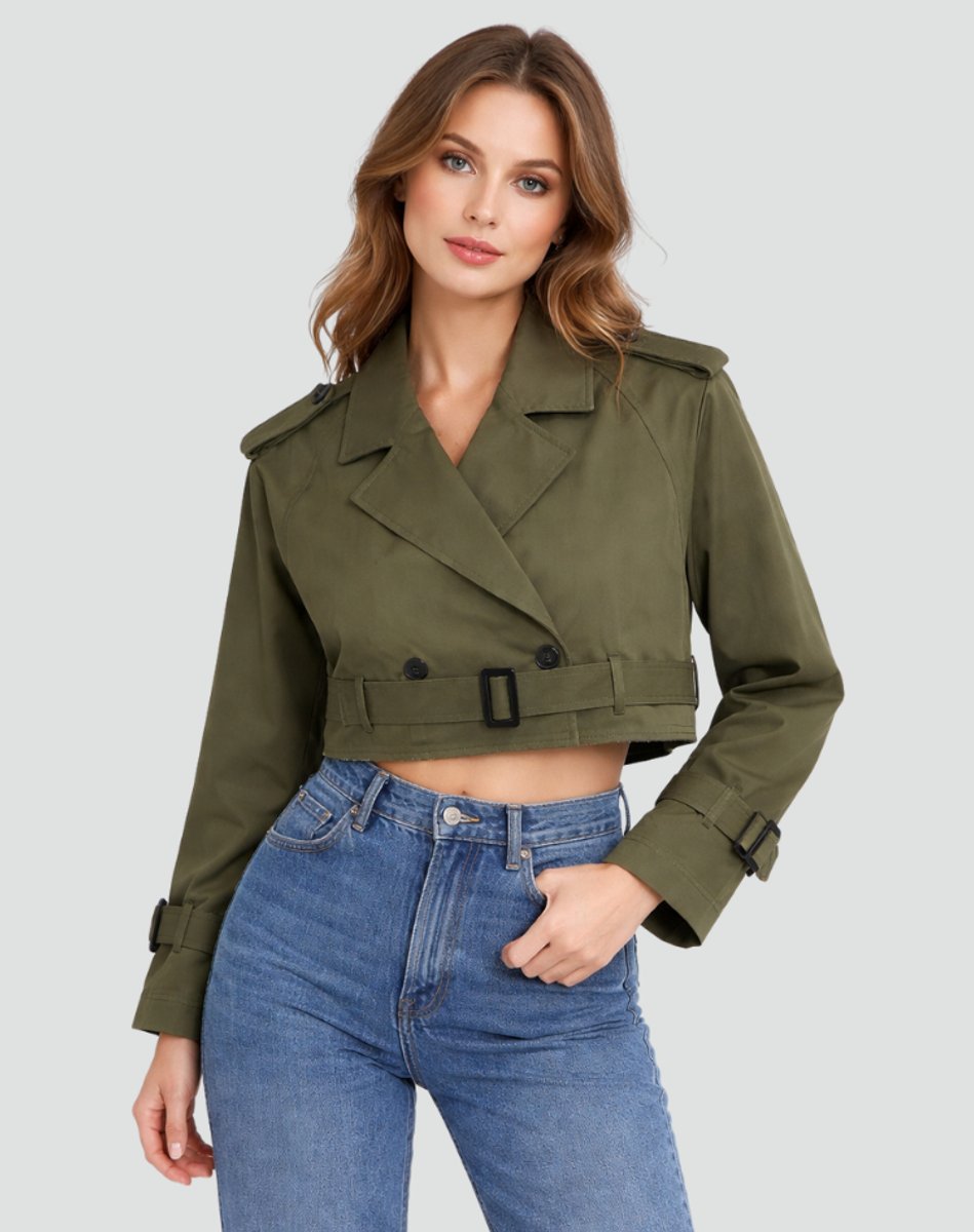 Juliana | Trench court avec ceinture