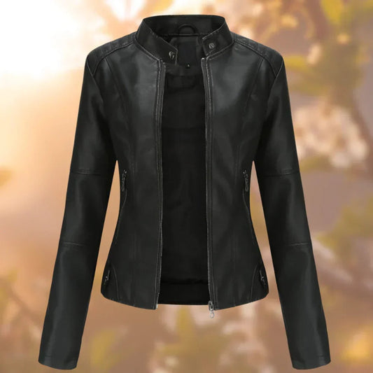 Larissa | Veste biker ajustée à zip