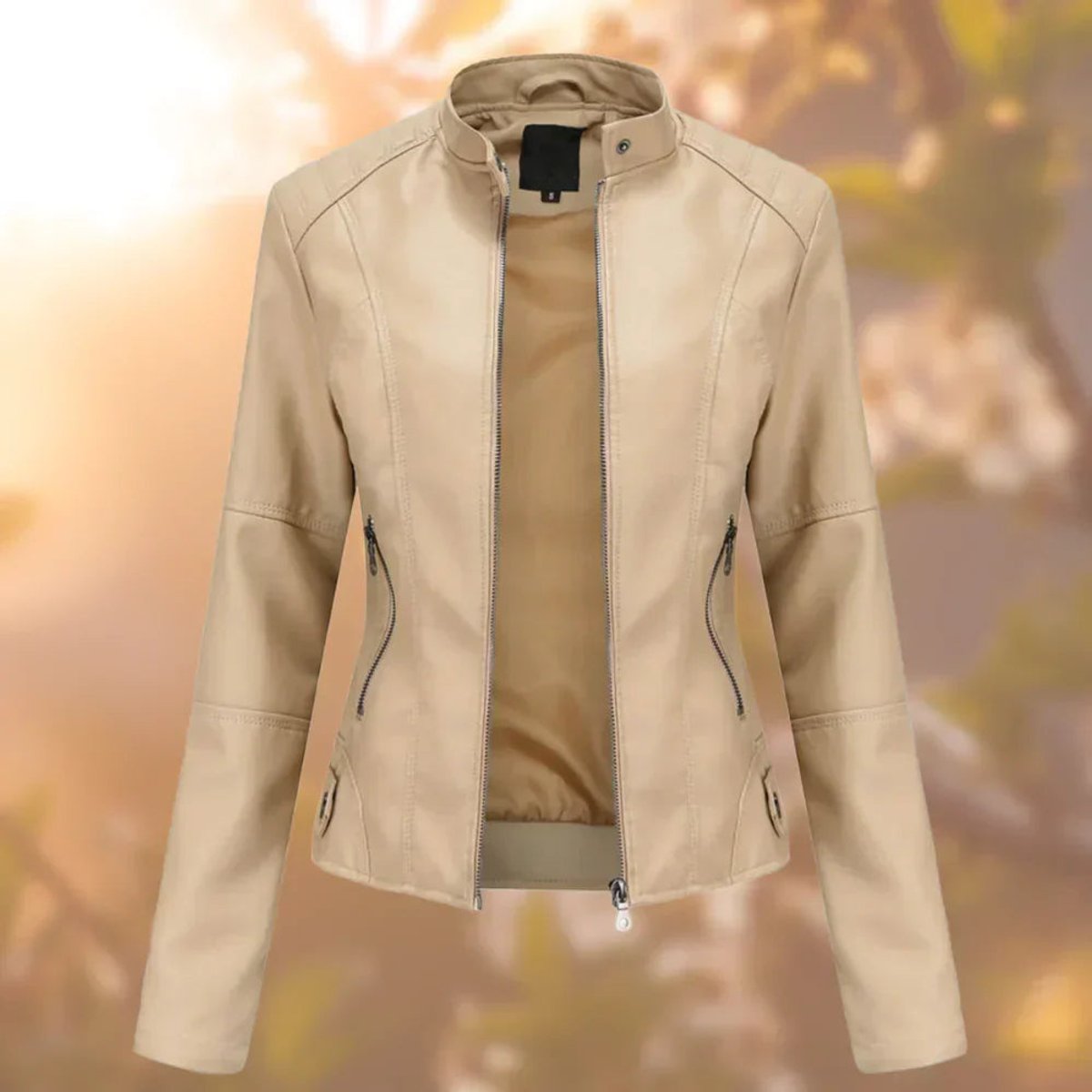 Larissa | Veste biker ajustée à zip