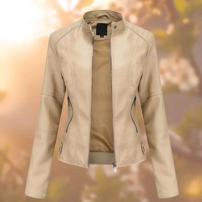 Larissa | Veste biker ajustée à zip