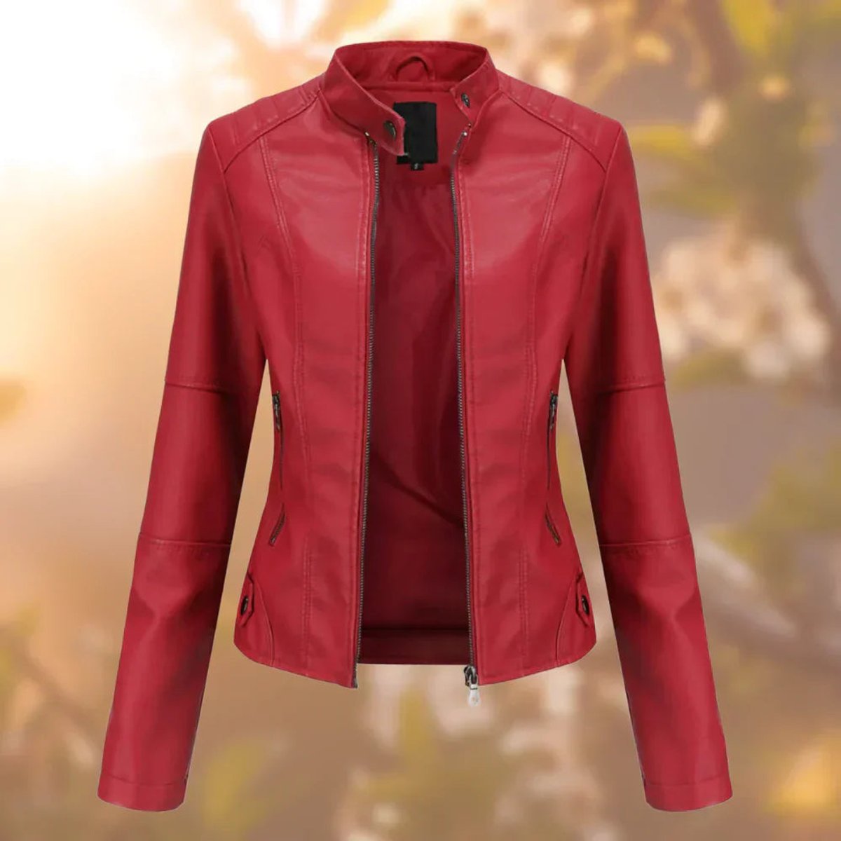 Larissa | Veste biker ajustée à zip