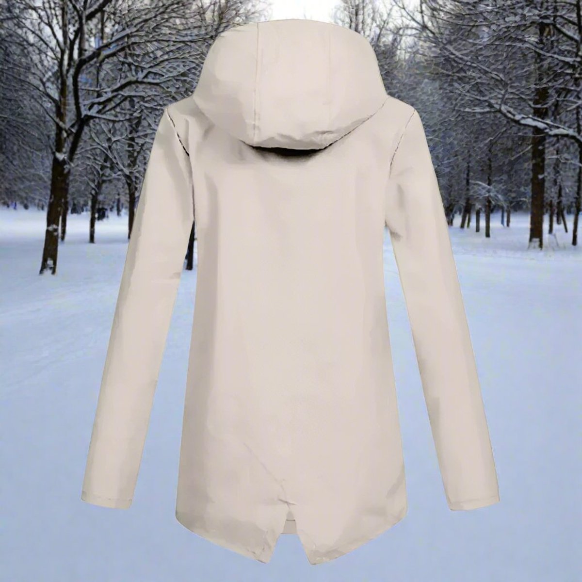 Lorraine | Veste imperméable longue à capuche