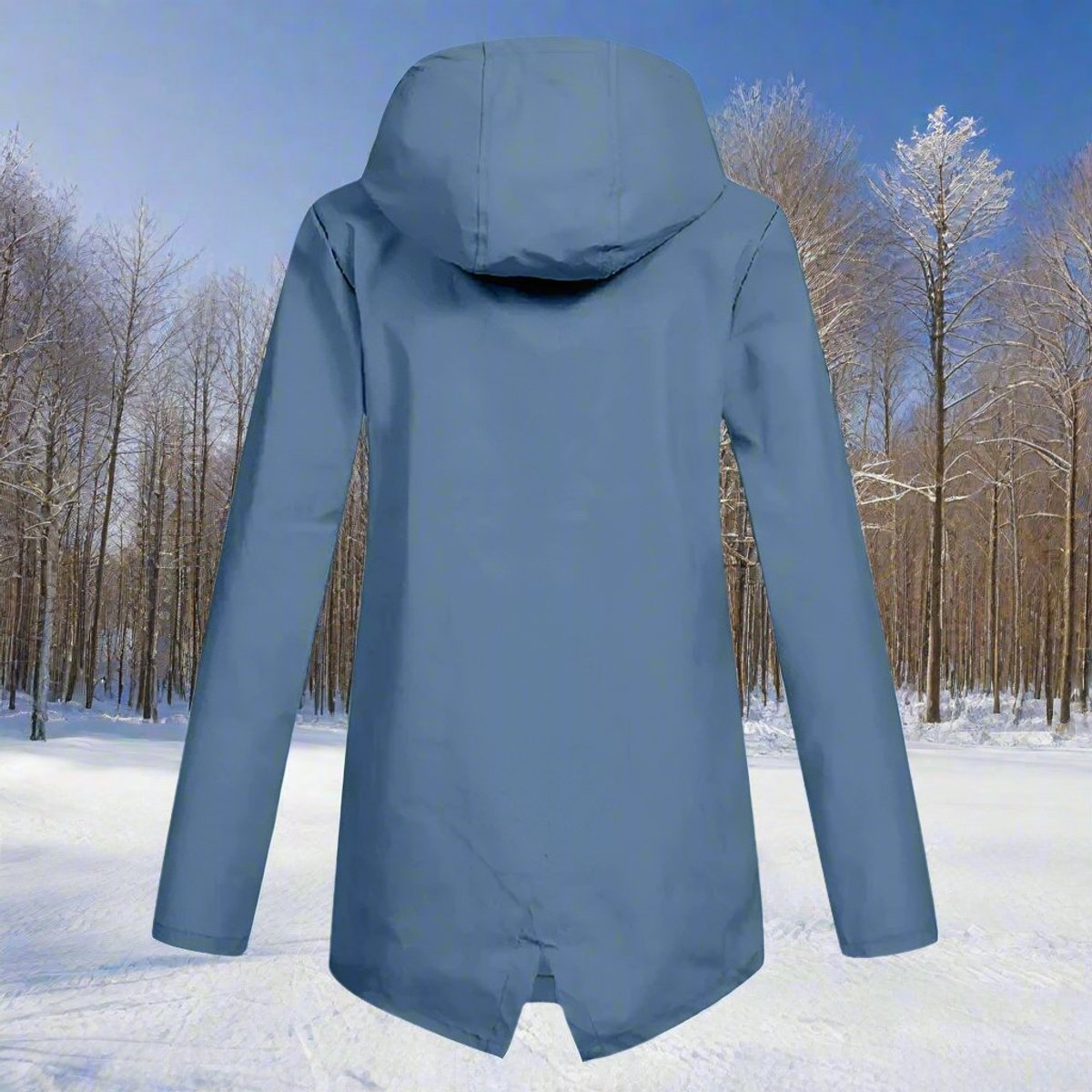 Lorraine | Veste imperméable longue à capuche