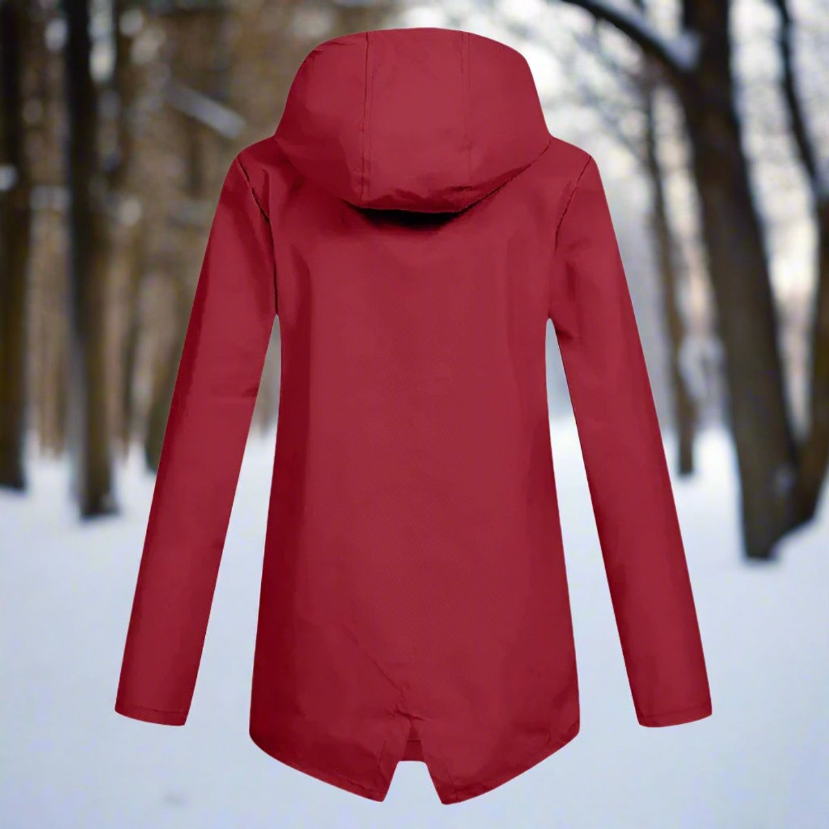 Lorraine | Veste imperméable longue à capuche