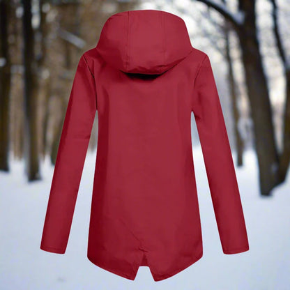 Lorraine | Veste imperméable longue à capuche