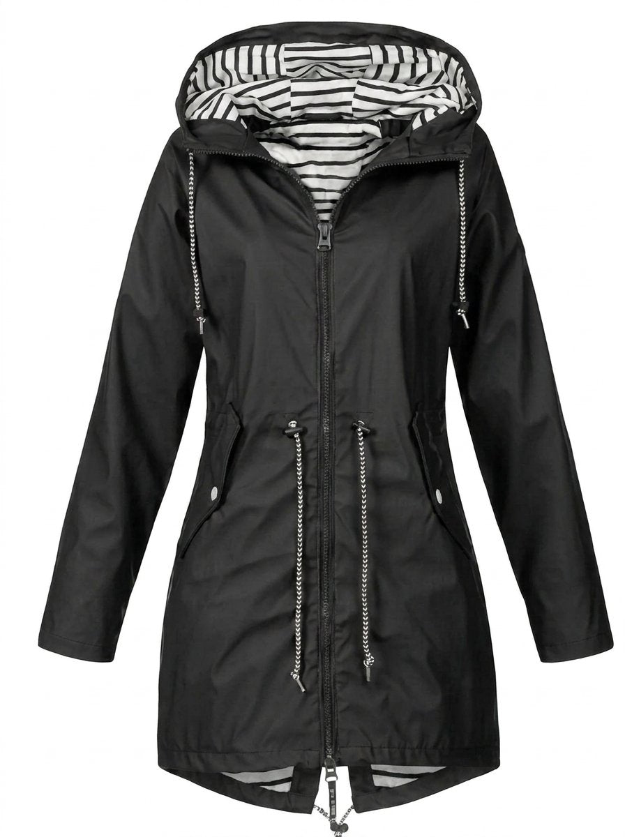 Margaret | Imperméable à capuche et cordon de serrage