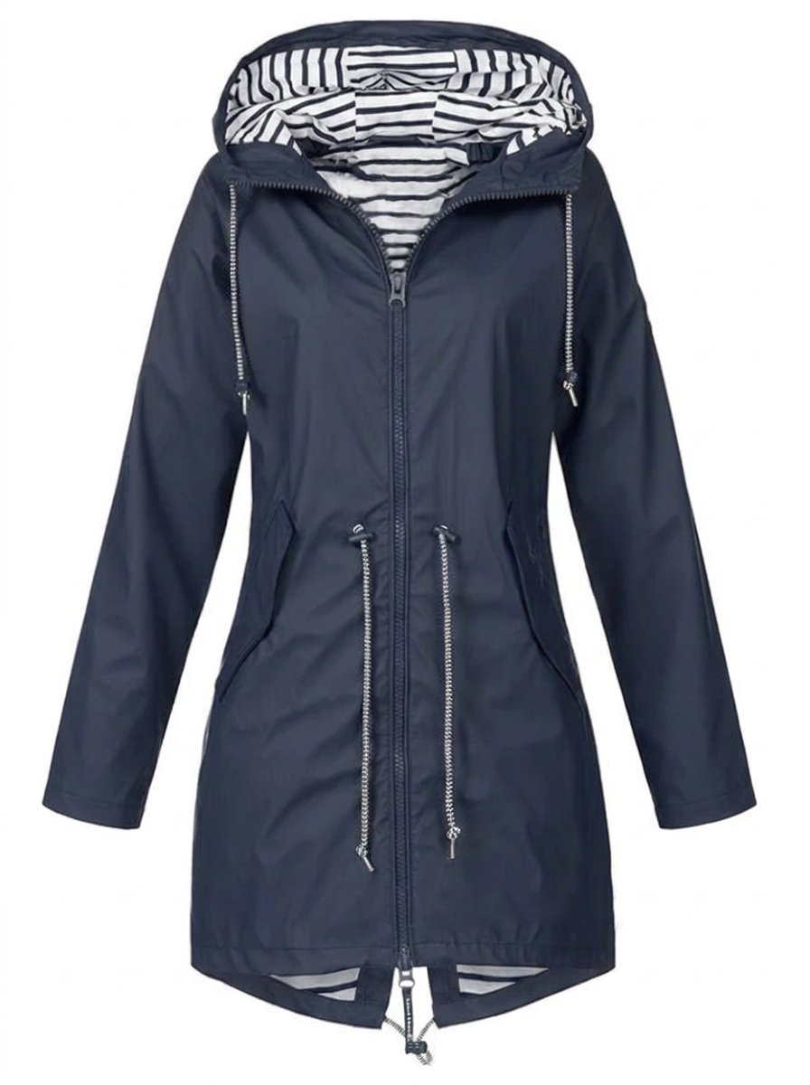 Margaret | Imperméable à capuche et cordon de serrage