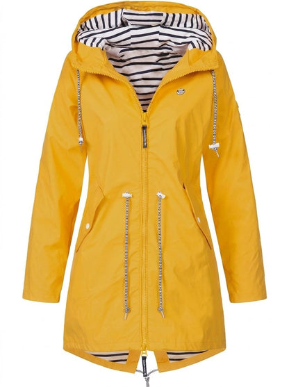 Margaret | Imperméable à capuche et cordon de serrage
